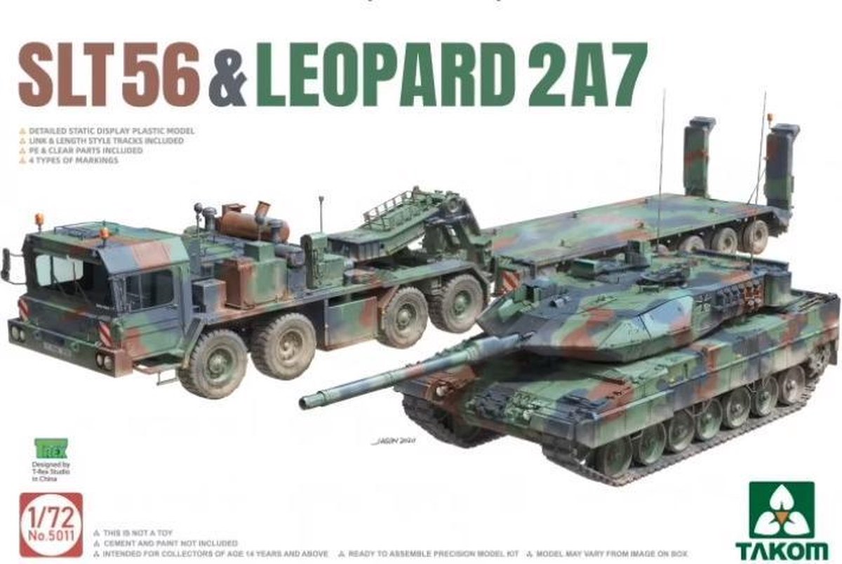 Takom | 5011 | SLT56 & Leopard 2 A7 | 1:72